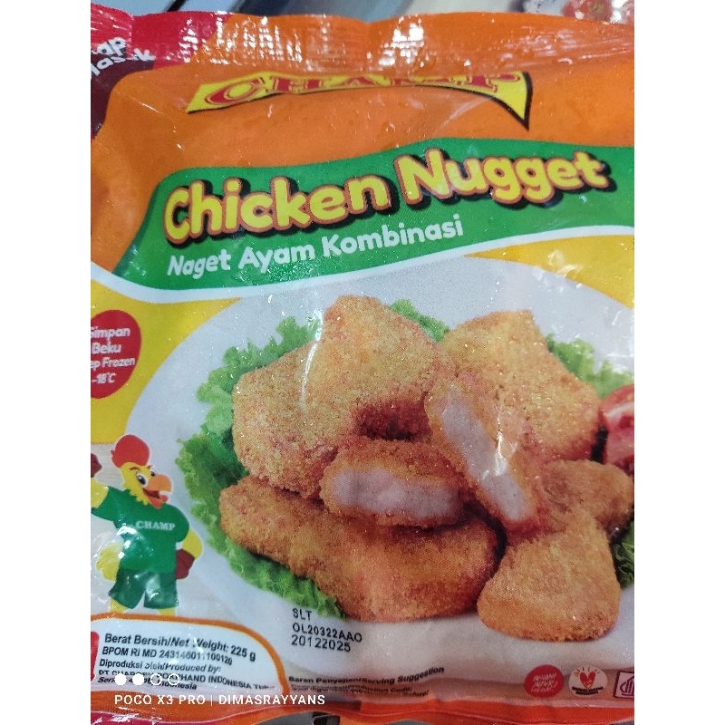 

CHAMP NUGGET 225GR