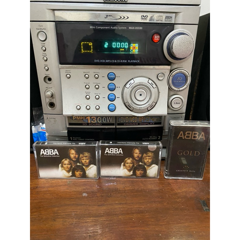 Kaset ABBA Album The Definitive 1 dan 2 dan album Gold the greatest Hits