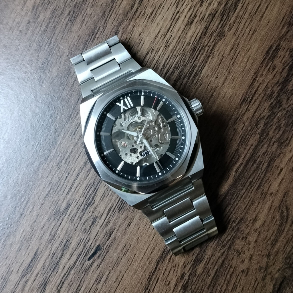 Jam Tangan Thomas Earnshaw ES-8183-22 Black Silver Original Kualitas Masih Oke