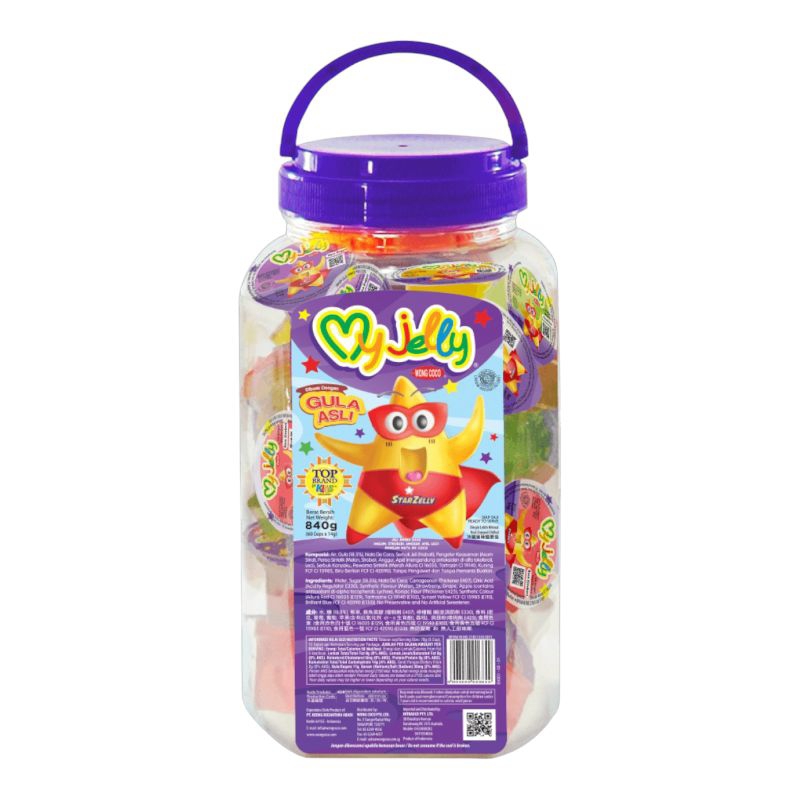 

Mahbubah - Wong Coco My Jelly 14g @60 pcs / MyJelly Kemasan Toples 840 g