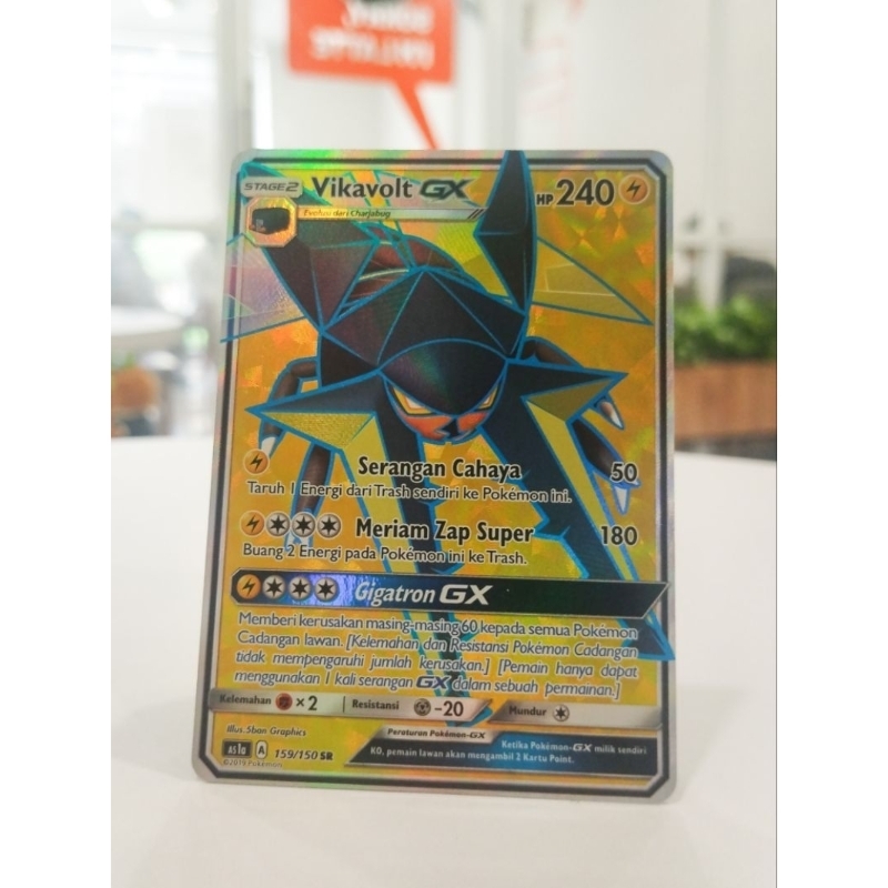 PokemonTCG:•Vikavolt GX(ASLI) (BACA DESKRIPSI)