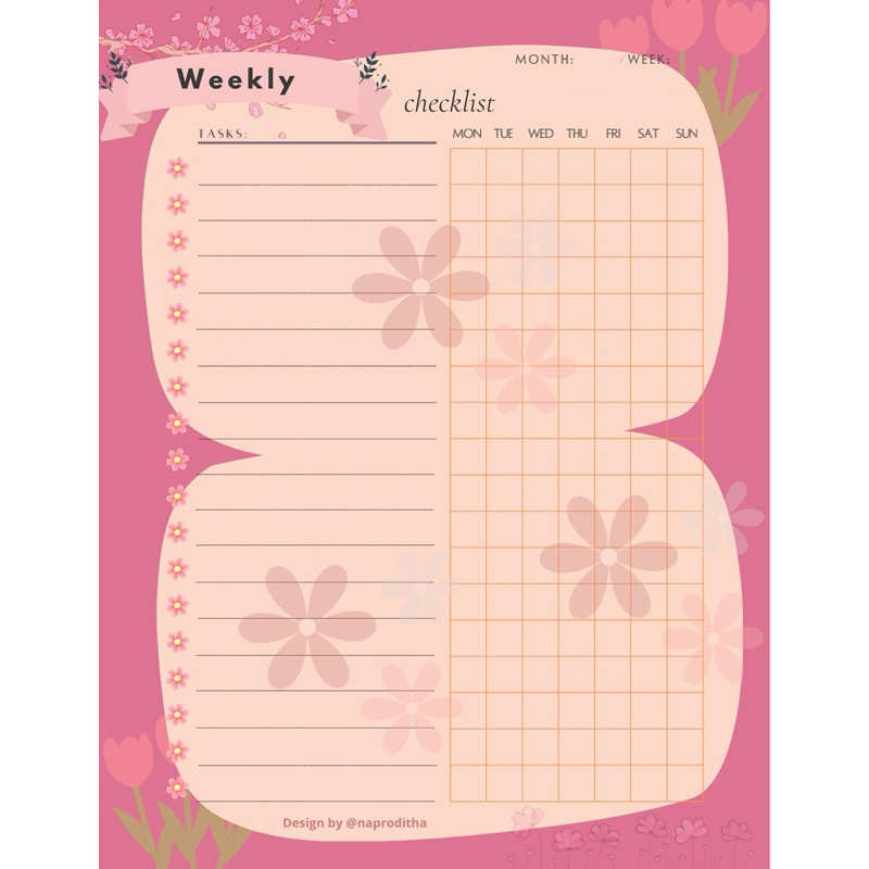 

Weekly Planner|Produk Digital 2025|Planner IRT