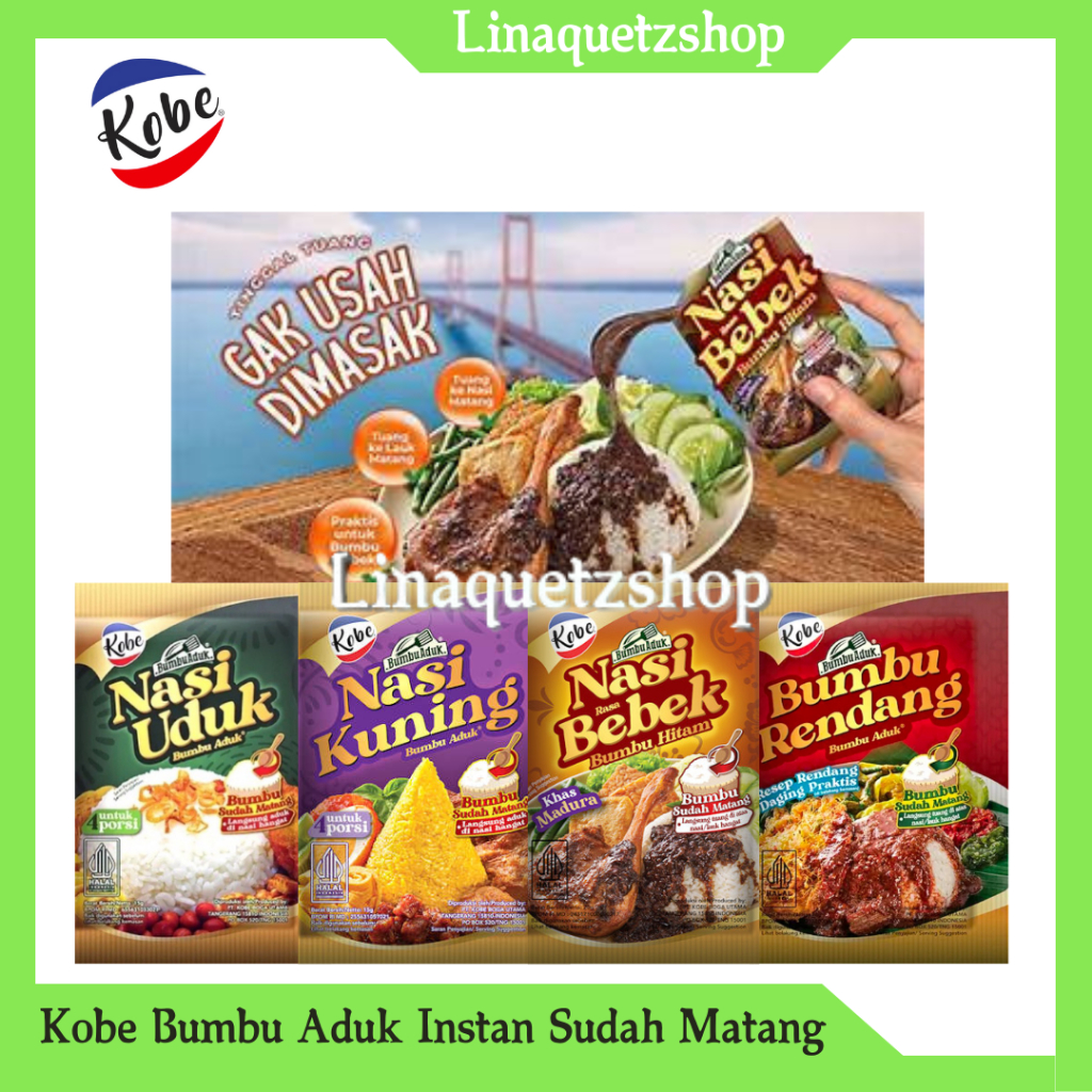 

KOBE Bumbu Aduk Instan Sudah Matang (1 Pcs)