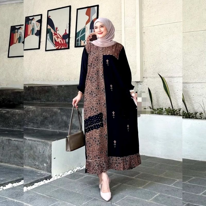 BAHAN PREMIUM / GAMIS SONATA JUMBO RAYON TEBAL BAWAH REMPEL