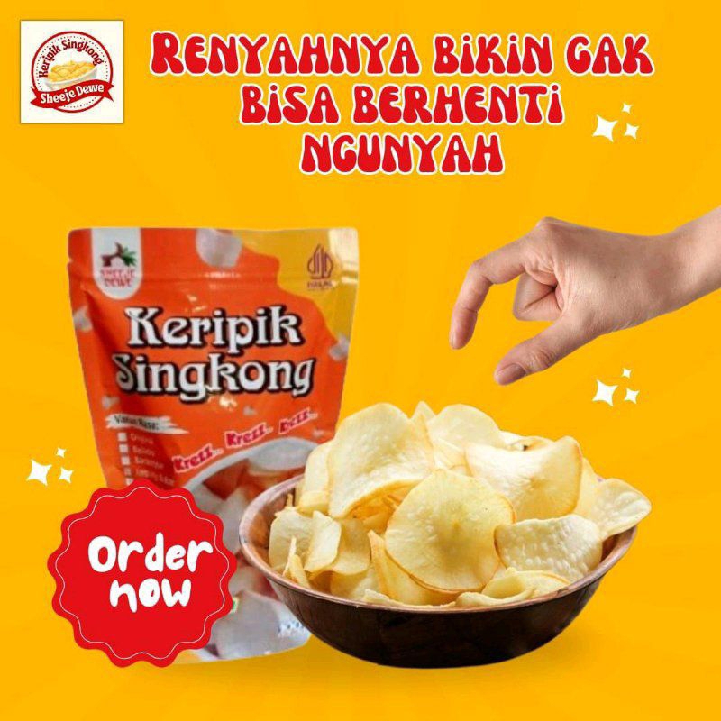 

Keripik singkong varian rasa