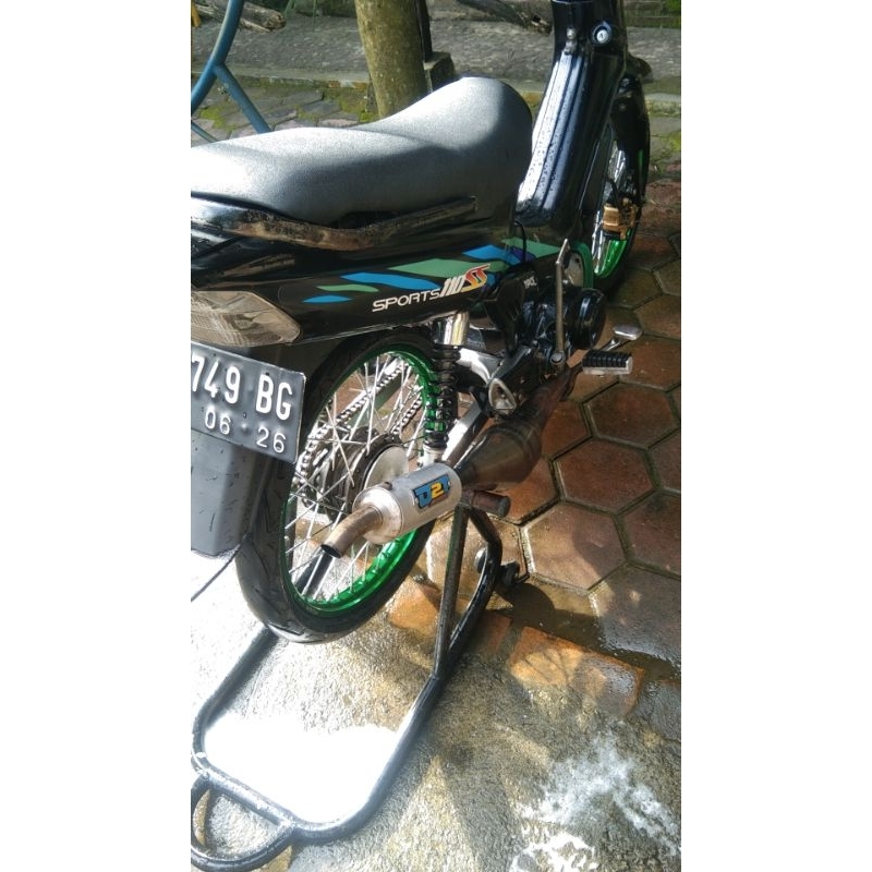 knalpot second d2t fizr DOT samping original jogja