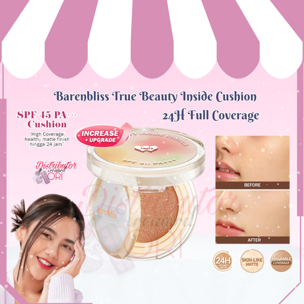 BNB barenbliss Korean Bloomatte True Beauty Inside Cushion 24H Full Coverag original cushion BNB