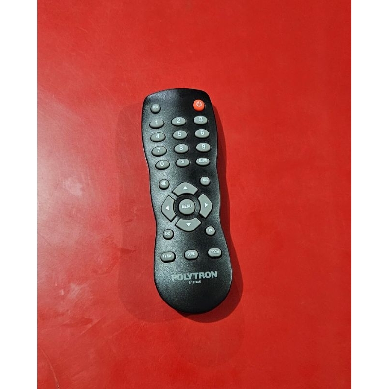 REMOT TV LED/ TABUNG POLYTRON ORIGINAL KODE 81F045