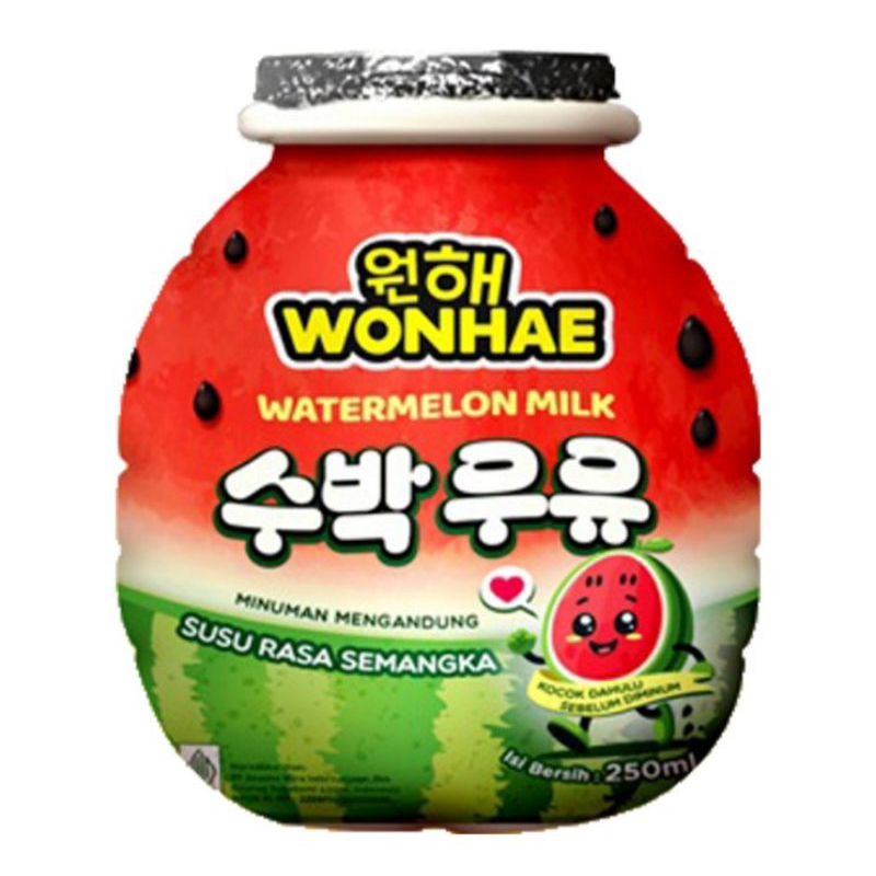 

Mujigae Susu Cair Rasa Semangka Botol 250 ml