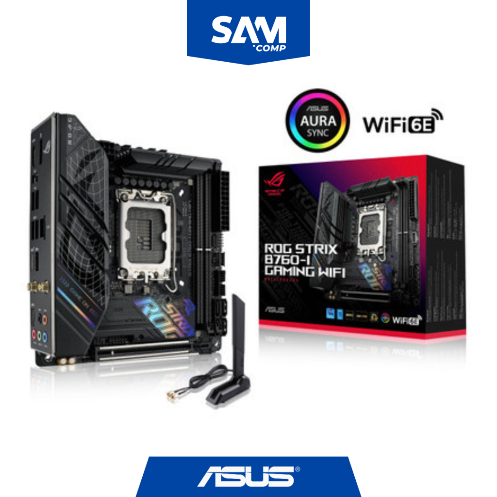 ASUS ROG STRIX B760-I Gaming WiFi | Socket 1700, B760, DDR5, USB3.2