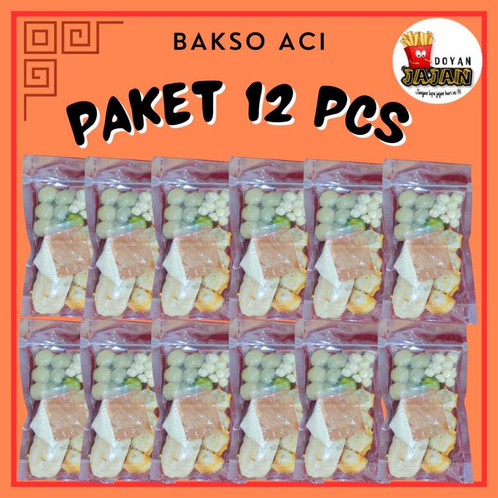 

PAKET HEMAT 12PCS BOCI / paket nobar boci / boci viral kemasan vakum isi 12 bungkus