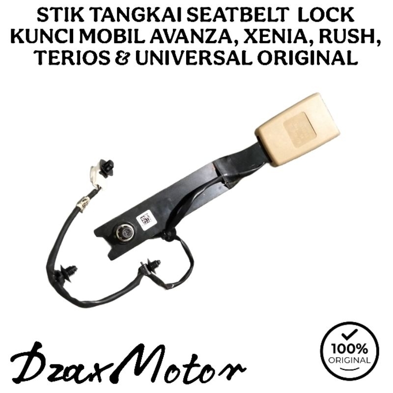 STIK TANGKAI SEATBELT LOCK KUNCI MOBIL AVANZA XENIA RUSH TERIOS & UNIVERSAL ORIGINAL