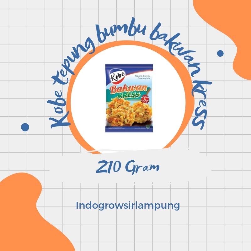 

tepung bumbu bakwan kress kobe 210g