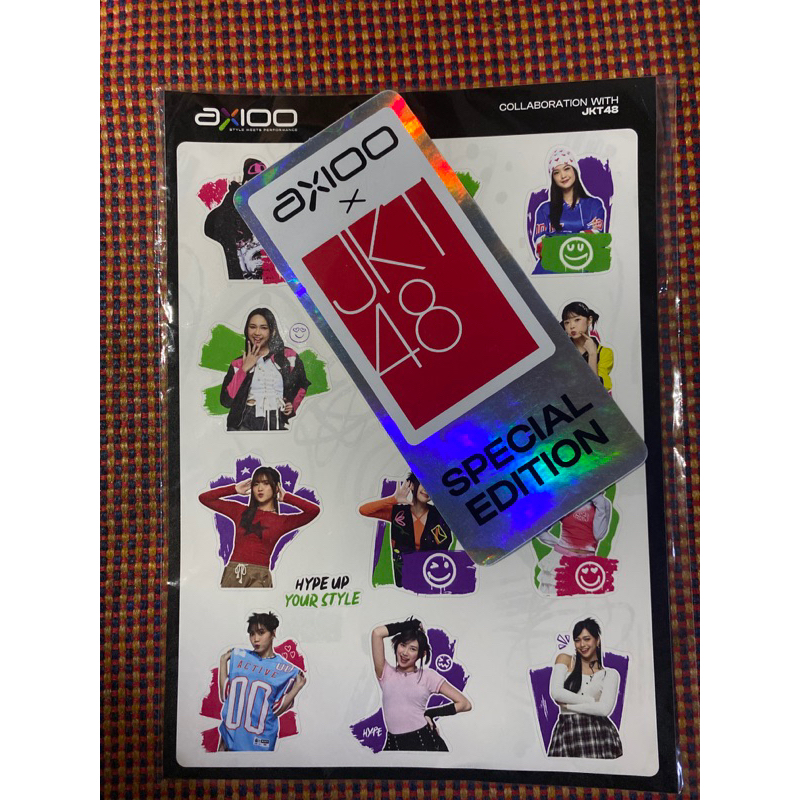 Limited stiker JKT48 x Axioo