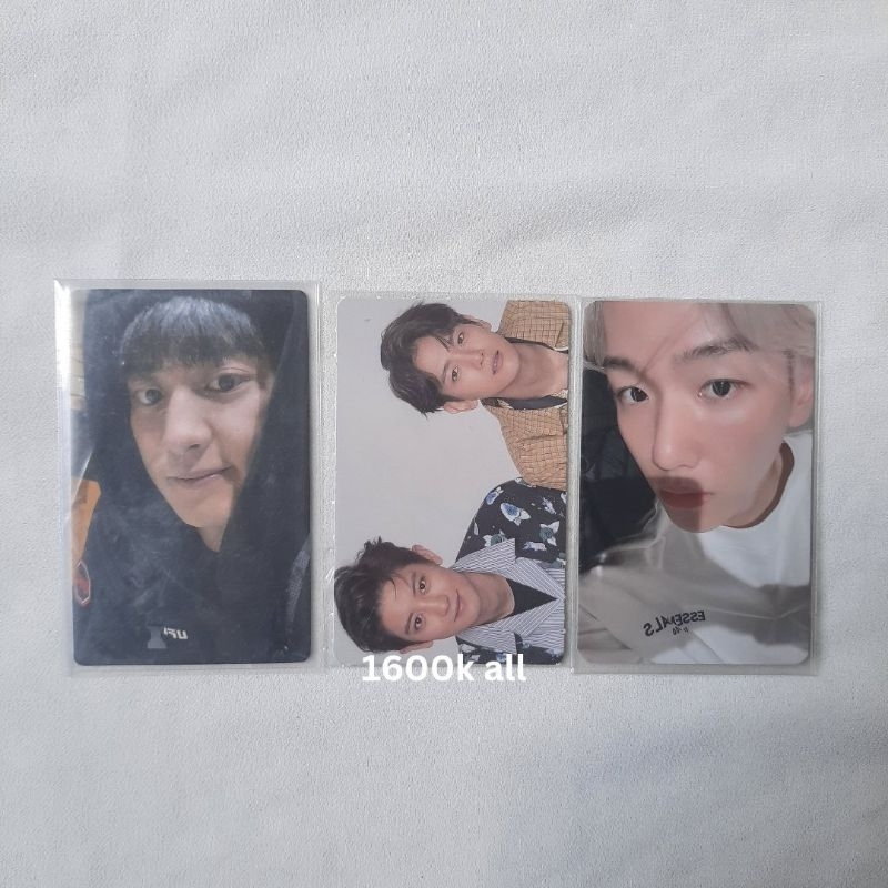 pc non album chanyeol baekhyun exo photocard bundle meissa musical exo sg18 sg 2018 season greetings