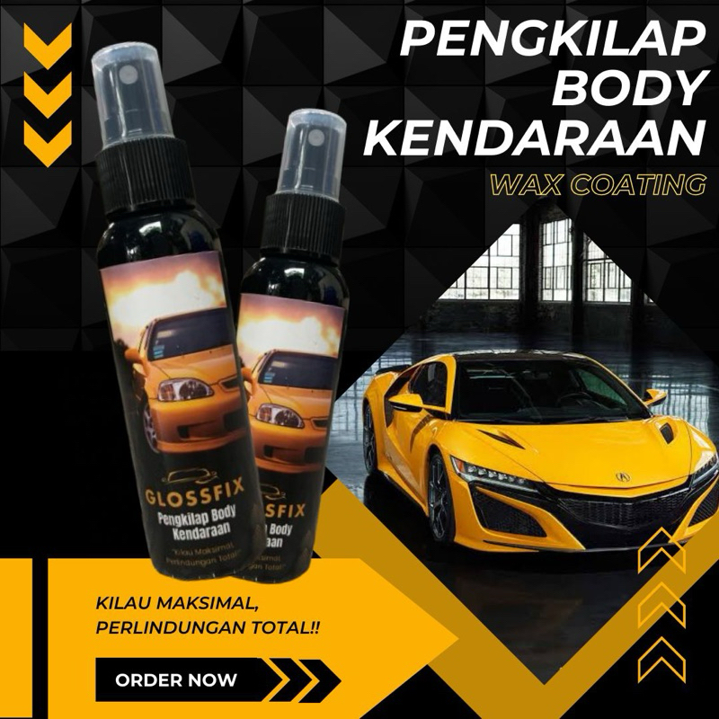 Pengkilap Body Motor Mobil Permanen Mengkilap