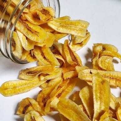 

keripik pisang kepok asin gurih crispy