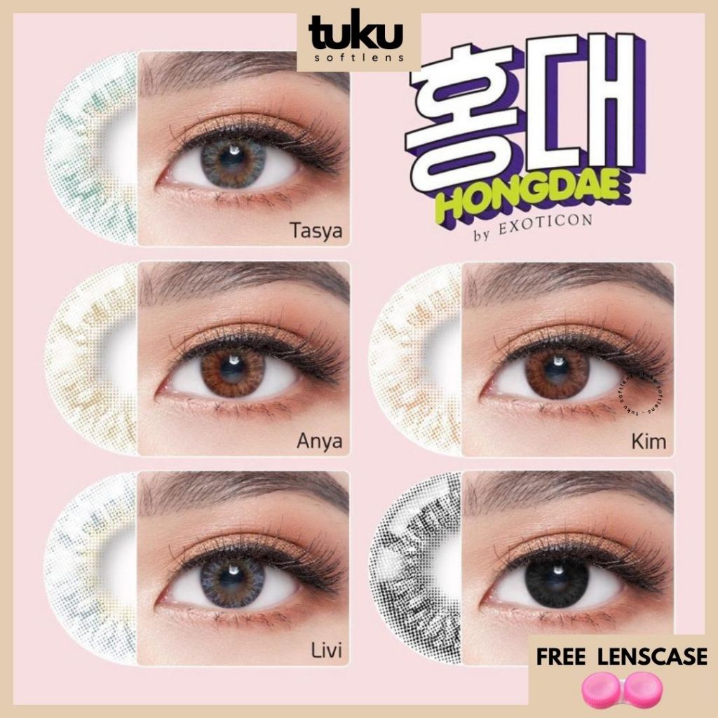 SOFTLENS HONGDAE 14,2 MM NORMAL & MINUS (-0,50 S/D -6,00) BY X2 / SOFLEN HONGDAE / HONGDAE BY X2 / S