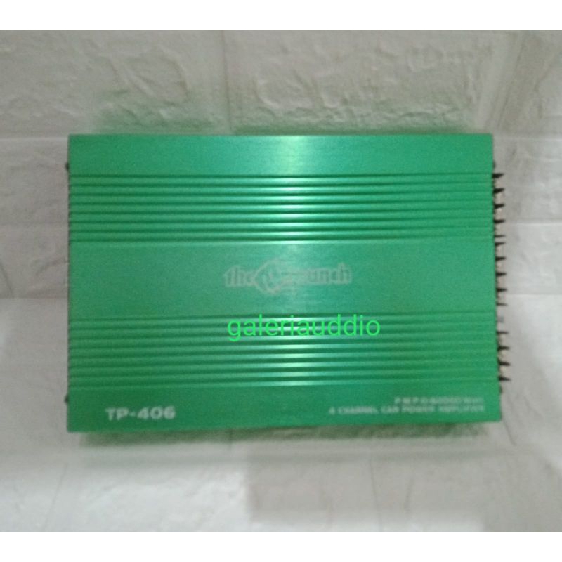 Power amplifier THE PUNCH TP-406 Mosfet 4 channel tenaga badak 60000 Watt the Punch 406