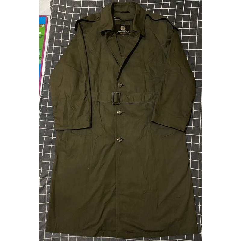 Long Coat / Coat Branded Cambridge (full set, doubel furing dan pinggang lengkap) / Harga Baru 249 e