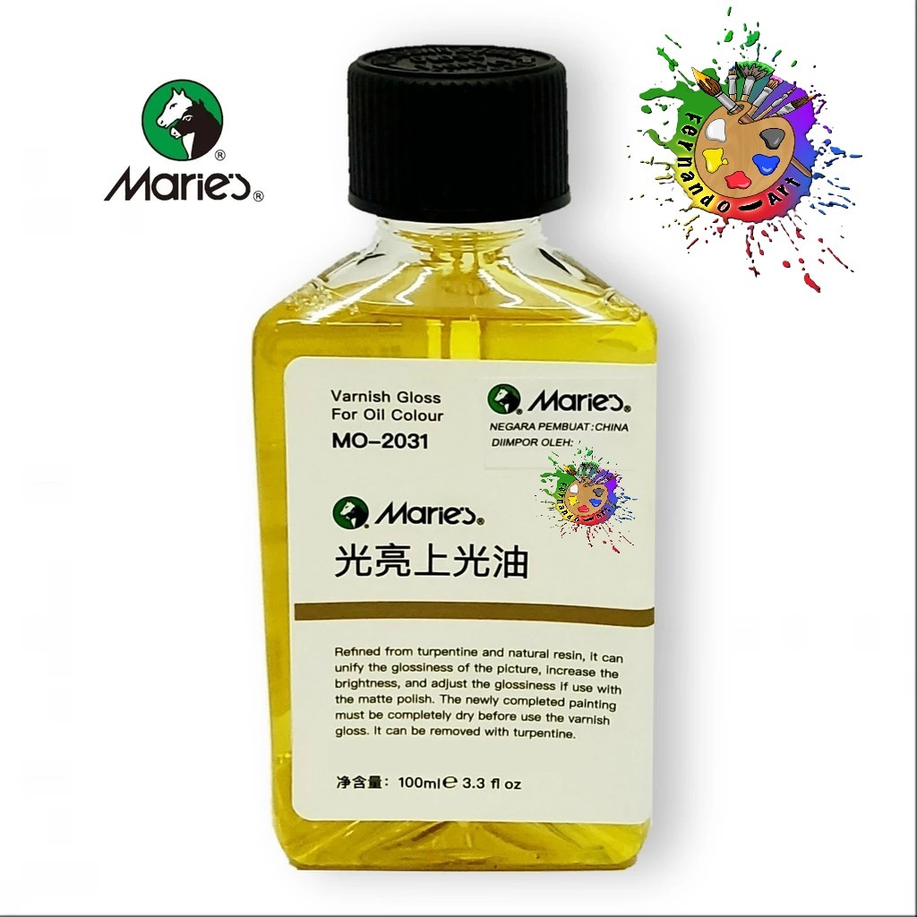 

Varnish Gloss For Oil Colour @100ml Marie's