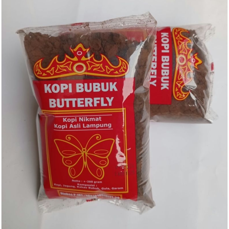 

Kopi Bubuk Butterfly Lampung 1 kg ( 5 pcs 200gr )