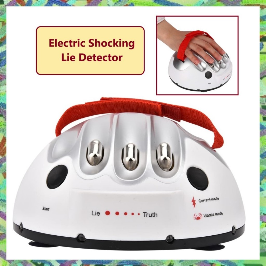 Lie Detector Electric Shocker Mainan Test Kejujuran 044