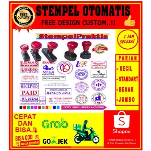 

Stempel Otomatis Free Design Custom...