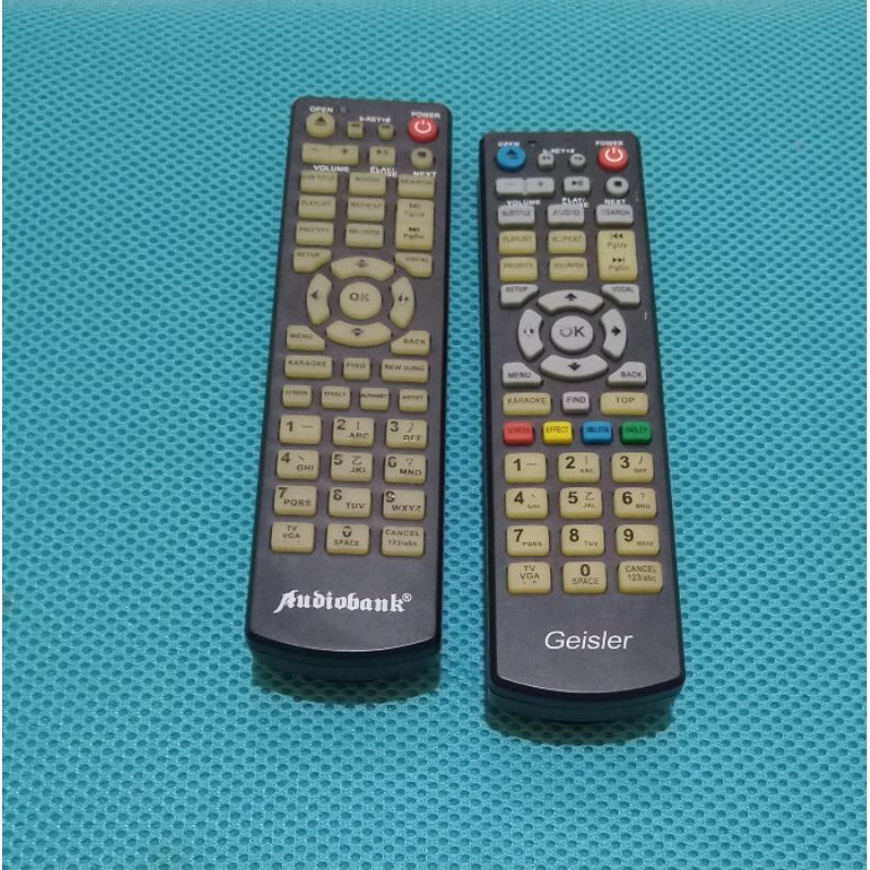 Remot Dvd Player Karaoke Geisler Audiobank Original