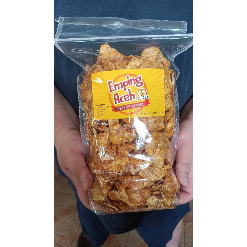 

bGF Snack Cemilan Emping Aceh Pedas Manis Cap Super