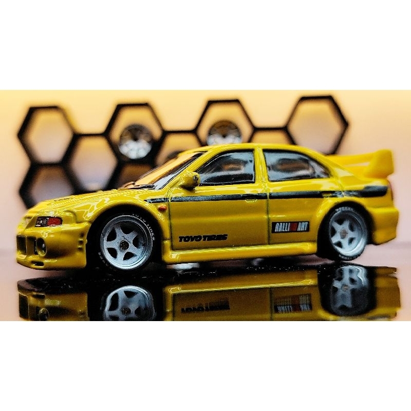 Hotwheels Mitsubishi Lancer Evolution VI Street Scene Loose