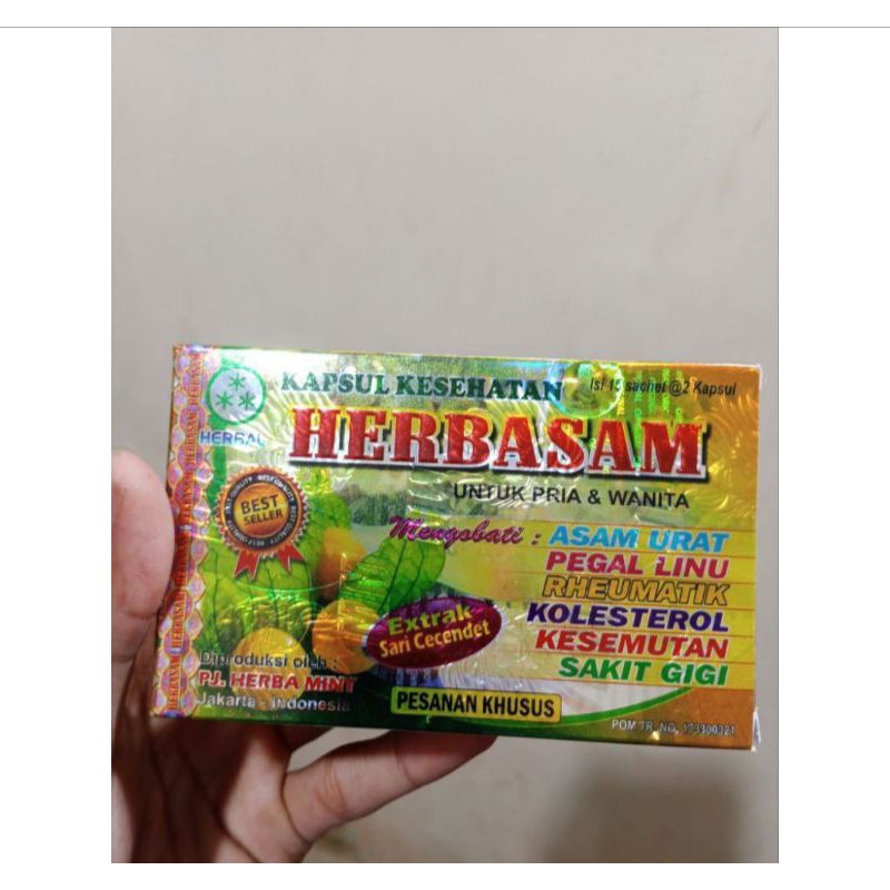 

Herbasam kapsul asam urat dan pegal linu