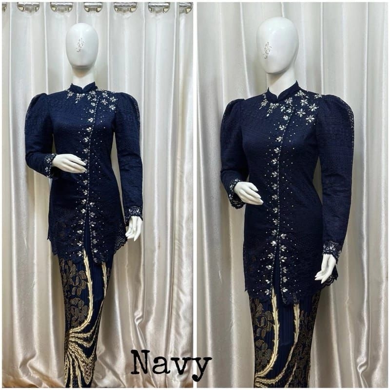 TUNIK BROKAT VANIA/OUTFIT NIKAHAN/KEBAYA MODERN/SERAGAM WISUDA