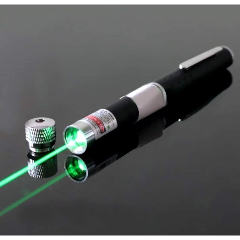 Green Laser Pointer / Laser Penunjuk Pointer Hijau Jarak jauh / Green Laser Pointer hijau Baterai / 