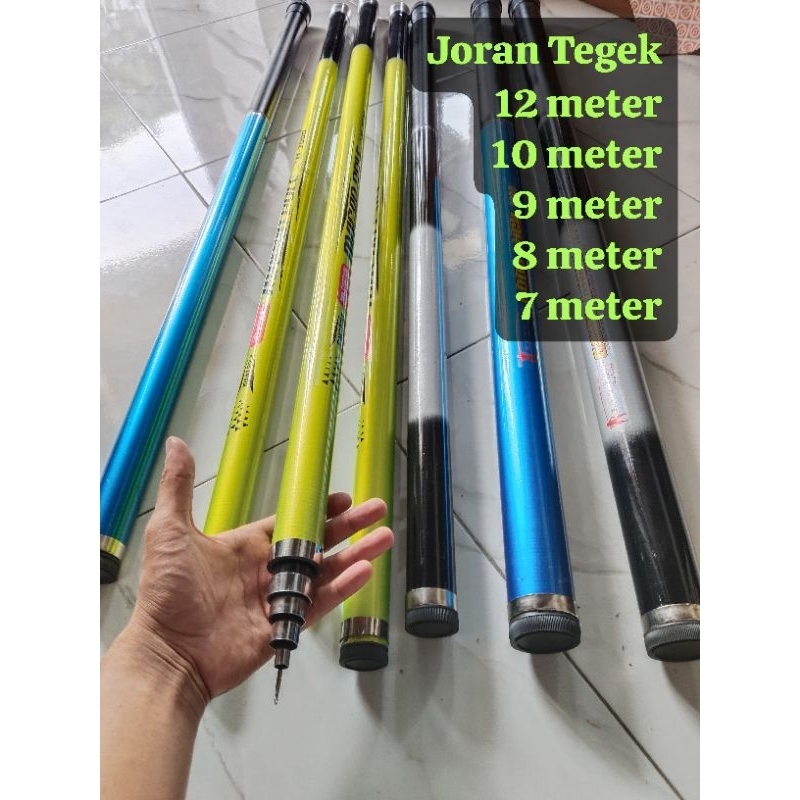 Joran Tegek Ikan Gabus Kaku Solid 10 Meter 9 meter 8 meter 7 meter 6 meter Diameter besar kuat Tongk