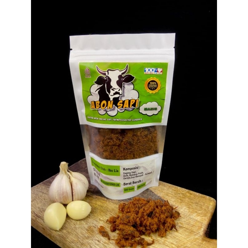 

Abon daging sapi asli 100% halal