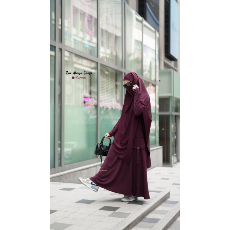 Zea Abaya Cargo By Khumaaz | FK Zea | Abaya FK | Gerai Habani