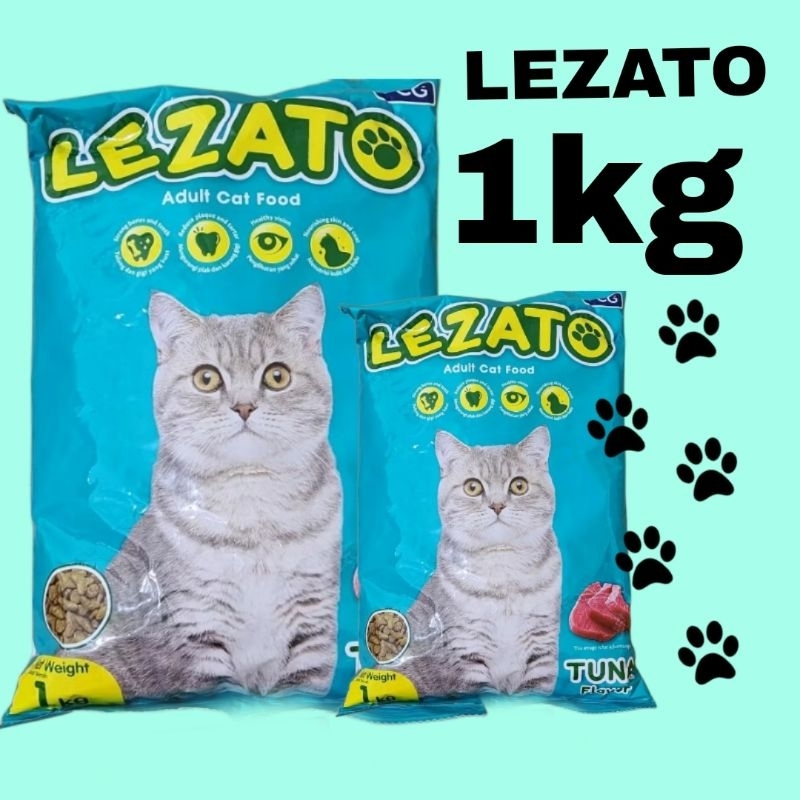 MAKANAN KUCING LEZATO 1KG FRESPACK LEZATO CAT FOOD DRY CAT FOOD LEZATO