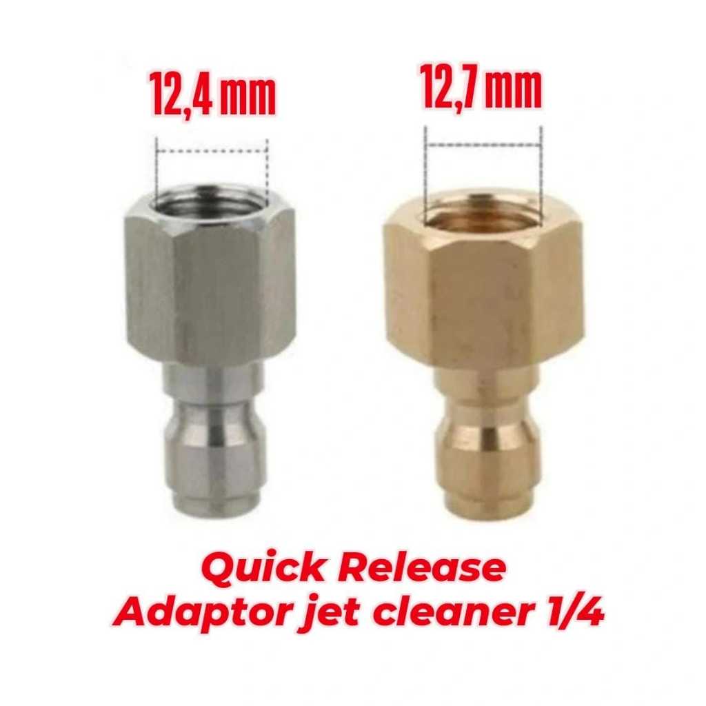 Quick release adaptor jet cleaner 1/4 - Adapter gun jet cleaner adaptor quick release female