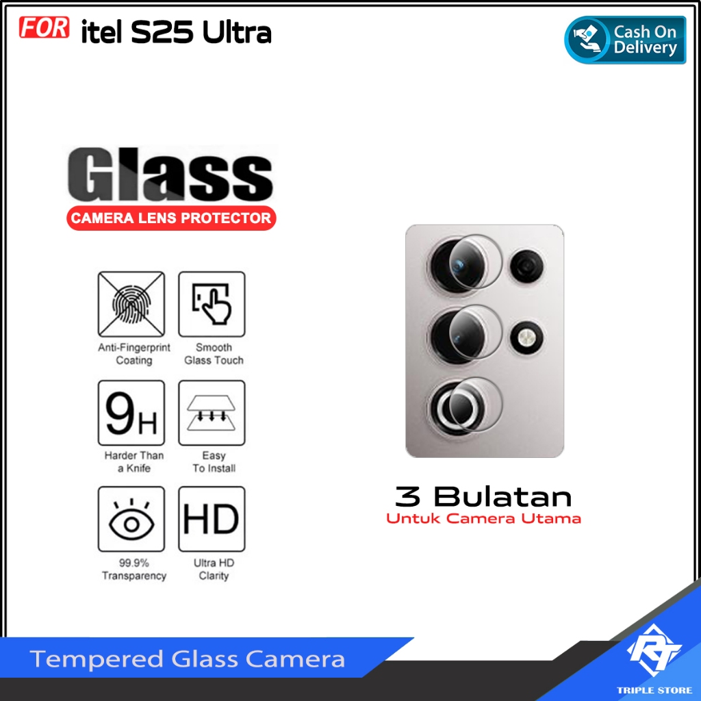 Tempered Glass Camera Lens Protector ITEL S25 Ultra ITEL S23 Plus