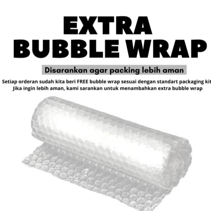 

Tambahan Bubble Warp Dan Kardus - Hanya Untuk Paket Reguler dan Cargo