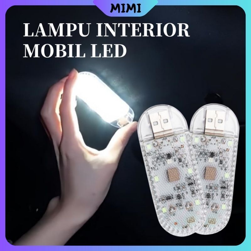 JawayaCub Lampu Interior Mobil LED Lampu Kolong Motor / Lampu Sentuh Lampu Ambient Auto Atap