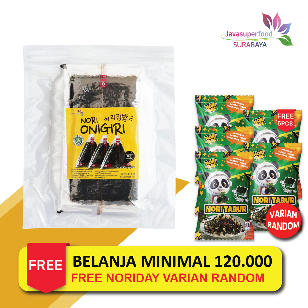 

NORI ONIGIRI | Nori Wrapper Khusus Bungkus Nori Triangle / Sushi Nori (ISI 10,20,50 Lembar)
