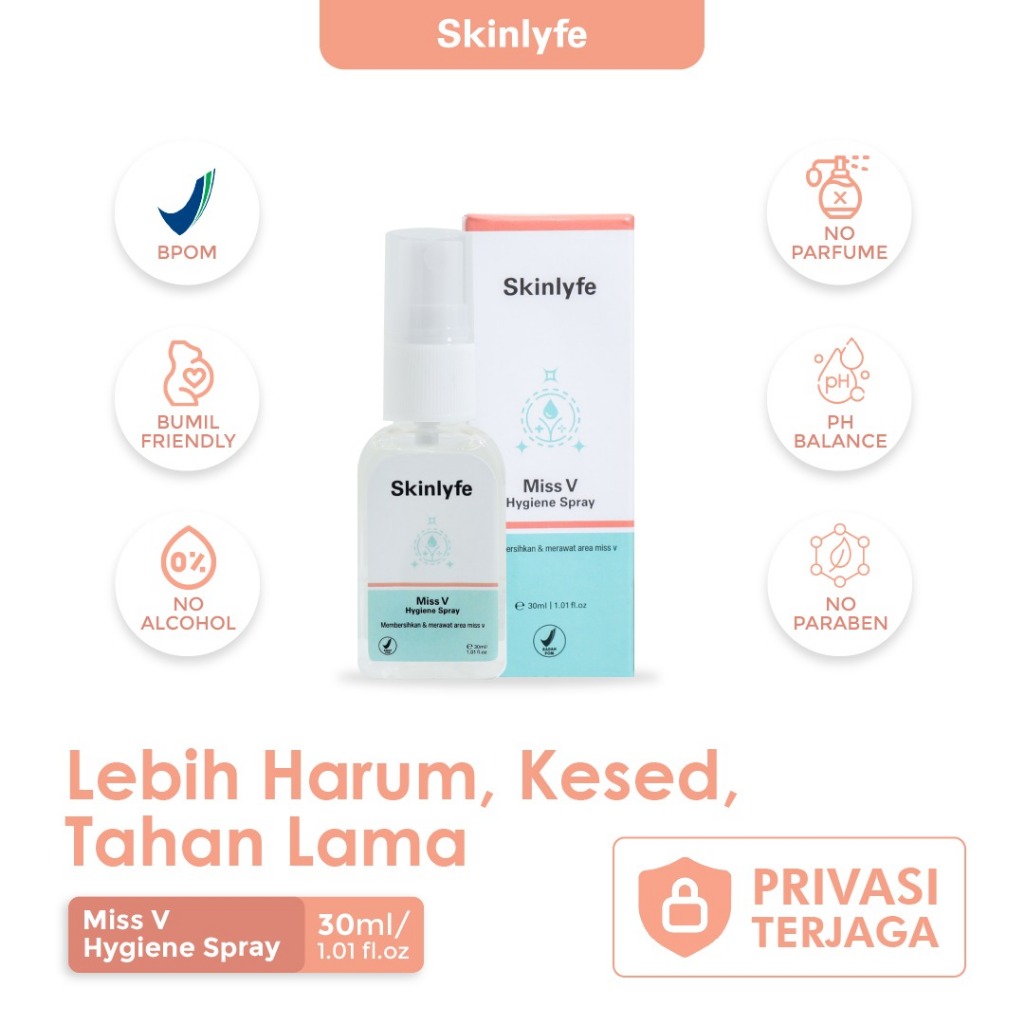 Skinlyfe Feminime Spray Perawatan Miss V Rapet dan Wangi Pewangi Miss V Kewanitaan