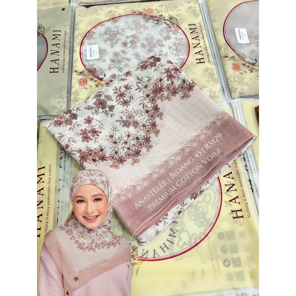 Hijab Segi Empat Malaysia HANAMI
