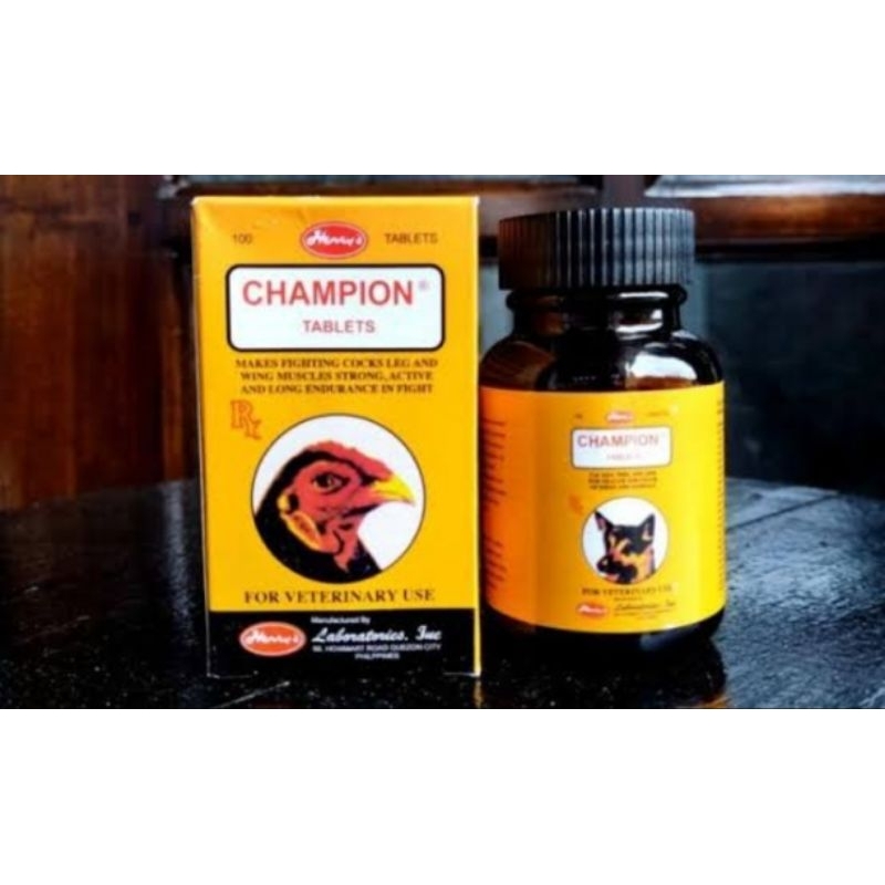 Champion vitamin dan obat untuk ayam/anjing