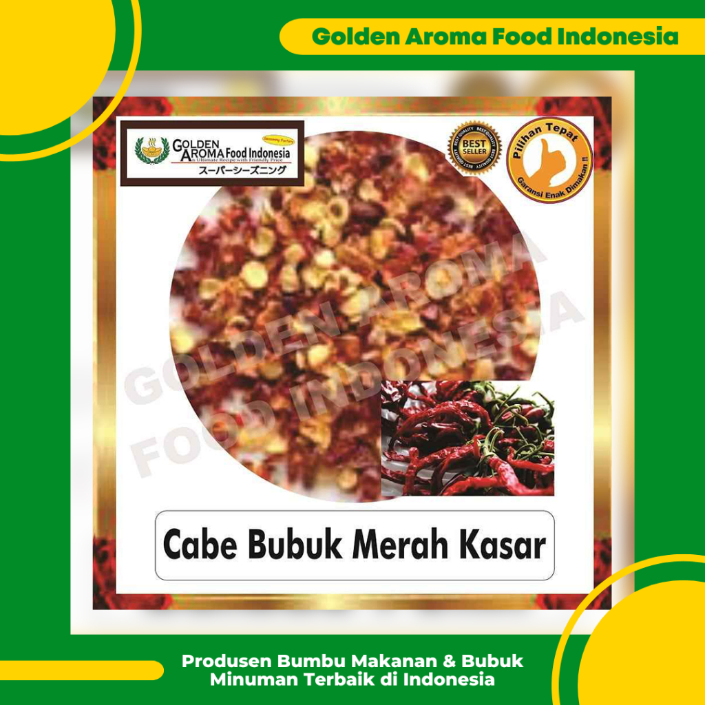 

Cabe Bubuk Merah Kasar Alami, Jual Bubuk Cabe Kasar Murah Enak Terbaik, Bubuk Cabe Kasar GAFI