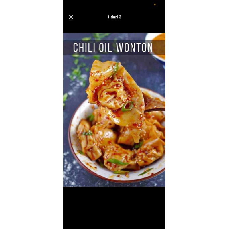 

WONTON CHILI OIL isi 5pcs