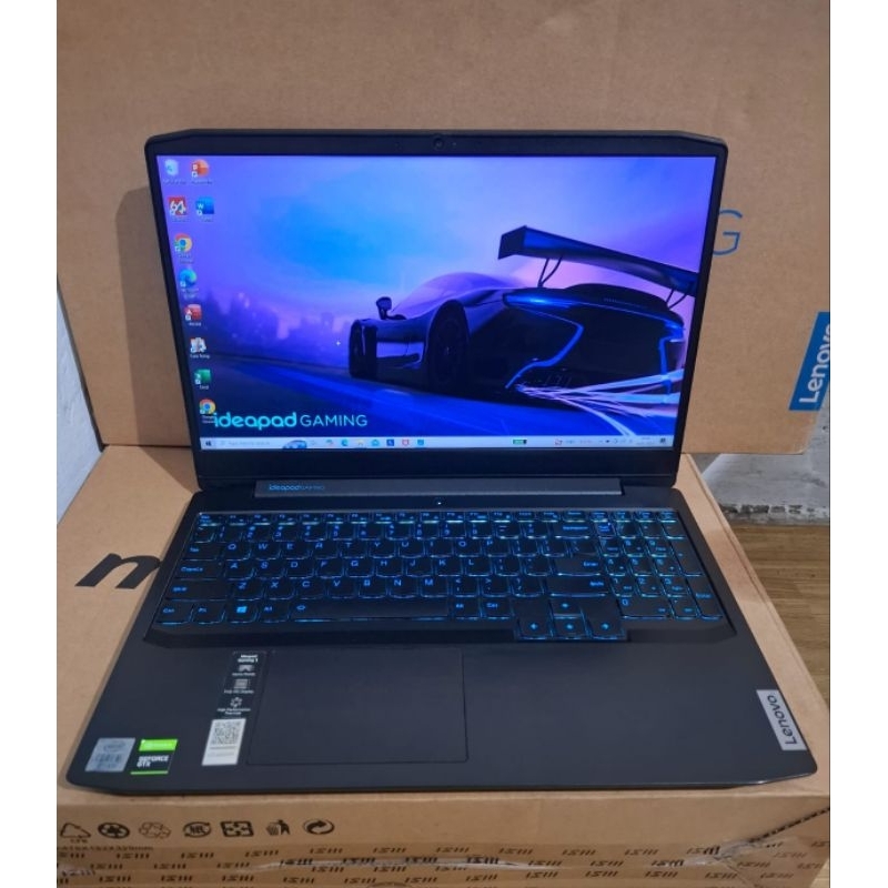 Lenovo IdeaPad Gaming 3 - 15IMH05i5-10300H Ram 8/512 Fullset Mulus Istimewa
