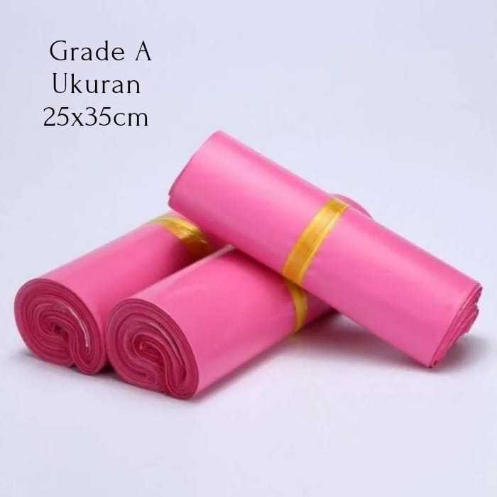 

(25x35) Plastik Polymailer Pink Grade A isi 100pcs